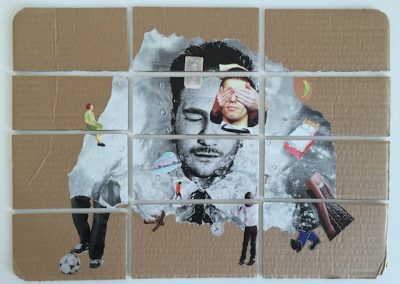 Halluzination, Collage, 39 x 29 cm, 2015, (c) hehocra