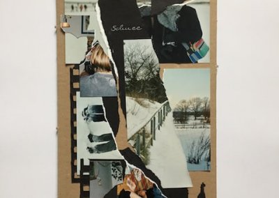Erinnerungen aus Fotoalben 3, Collage, 17 x 31 cm, 2016, (c) hehocra