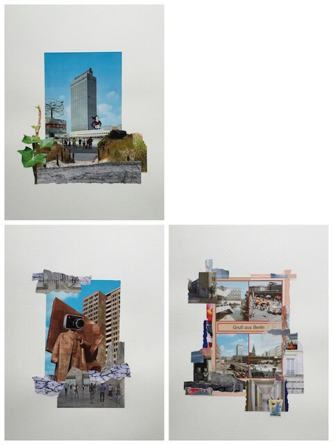 Postkartengrüße aus Berlin, Hauptstadt der DDR, Collagen-Serie, 2013, (c) Doreen Trittel
