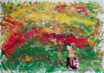 Reise ins Innere Collage, Nr. 6 von 7, 59x42 cm, 2017 (c) Doreen Trittel