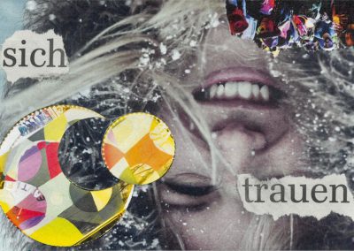 Sich trauen**, Collage, (c) Doreen Trittel