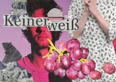 Keiner weiß, Collage, (c) Doreen Trittel