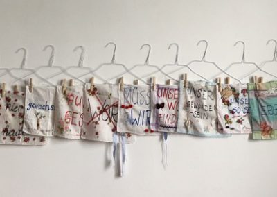Frauen verändern, textile Installation, 2019, (c) Doreen Trittel / VG Bild-Kunst