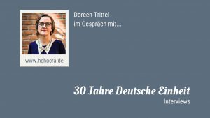 Doreen Trittel im Gespräch - 30 Jahre Deutsche Einheit