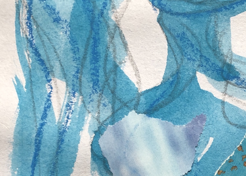 Blaue Kunst – farbverrücktes aus dem Atelier