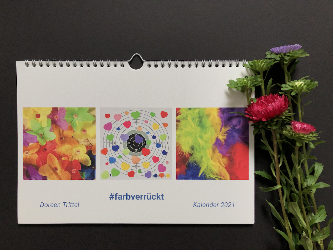 #farbverrückt - 4 von 8 #farbverrückt - Dein Kalender für 2021, (c) Doreen Trittel / VG Bild Kunst