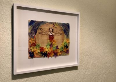 Ja zum Leben 1, Collage, Materialmix, 2018, (c) Doreen Trittel