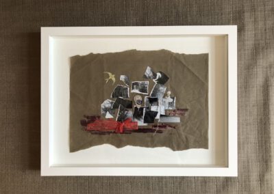 Neuordnung, Collage, Materialmix, 2019, (c) Doreen Trittel