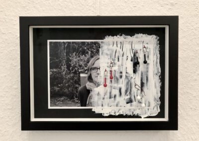 Die Ketten meiner Oma Collage/ Assemblage, Materialmix, 2018, (c) Doreen Trittel