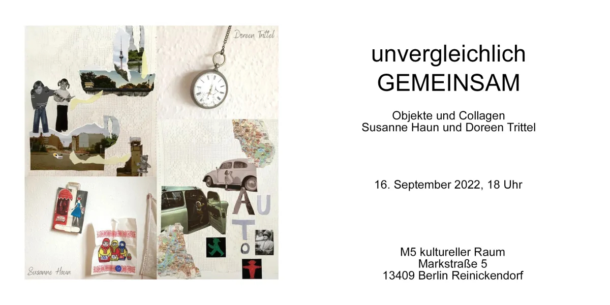 Postkartengrüße aus Berlin 15/16, Collage Papier, 32 x 24 cm, 2015, (c) hehocra